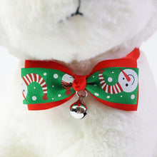 Load image into Gallery viewer, 1 Pieces Cute Christmas Pet Supplies Handmade Ribbon Dog Bow Ties 8 Colors Cat Neck Tie Dog Accessories