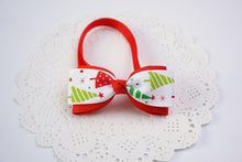Load image into Gallery viewer, 1 Pieces Cute Christmas Pet Supplies Handmade Ribbon Dog Bow Ties 8 Colors Cat Neck Tie Dog Accessories