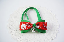 Load image into Gallery viewer, 1 Pieces Cute Christmas Pet Supplies Handmade Ribbon Dog Bow Ties 8 Colors Cat Neck Tie Dog Accessories