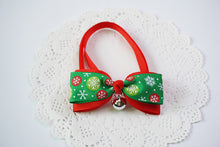 Load image into Gallery viewer, 1 Pieces Cute Christmas Pet Supplies Handmade Ribbon Dog Bow Ties 8 Colors Cat Neck Tie Dog Accessories