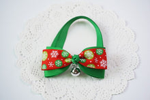 Load image into Gallery viewer, 1 Pieces Cute Christmas Pet Supplies Handmade Ribbon Dog Bow Ties 8 Colors Cat Neck Tie Dog Accessories