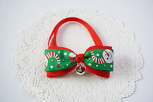 Load image into Gallery viewer, 1 Pieces Cute Christmas Pet Supplies Handmade Ribbon Dog Bow Ties 8 Colors Cat Neck Tie Dog Accessories