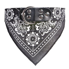 Load image into Gallery viewer, Puppy Neckerchief Adjustable Pet Dog Cat Neck Bandana Collar Scarf Accessories for Cats & Small Dogs Black Red Blue Pink Purple