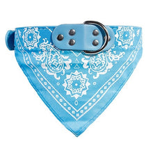 Load image into Gallery viewer, Puppy Neckerchief Adjustable Pet Dog Cat Neck Bandana Collar Scarf Accessories for Cats & Small Dogs Black Red Blue Pink Purple