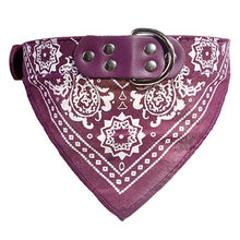 Load image into Gallery viewer, Puppy Neckerchief Adjustable Pet Dog Cat Neck Bandana Collar Scarf Accessories for Cats & Small Dogs Black Red Blue Pink Purple
