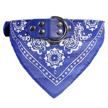 Load image into Gallery viewer, Puppy Neckerchief Adjustable Pet Dog Cat Neck Bandana Collar Scarf Accessories for Cats & Small Dogs Black Red Blue Pink Purple