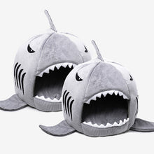 Load image into Gallery viewer, Dog House Shark Washable House Pet Bed Shark Dog Bed Cat Beds &amp; Mats House Sleeping Sofa Bed Removable Cushion S/M For Dog Cat