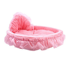 Load image into Gallery viewer, Pink Lace Princess Dog Bed Soft Sofa For Small Dogs Puppy House Pet Doggy Teddy Bedding Cat Dog Beds Nest Mat Kennels 2019 NEW