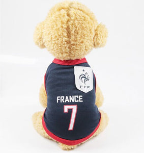 Summer Cool Cat Clothes Football Jersey Cotton Sport Pet Tshirt Clothing For Cats Kitty Vest Costume Xs-xxl