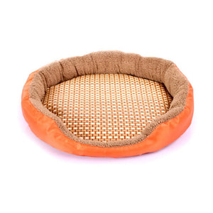 Oval Shape Fashionable Lovely Cute Pet Dog Cat Summer Mat House Bed Soft Breathable Pet Sleeping Mat Pets Dogs Animal Pad