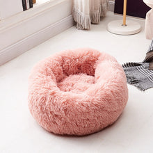 Load image into Gallery viewer, Long Plush Super Soft Dog Bed Pet Kennel Round Sleeping Bag Lounger Cat House Winter Warm Sofa Basket for Small Medium Large Dog