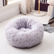 Load image into Gallery viewer, Long Plush Super Soft Dog Bed Pet Kennel Round Sleeping Bag Lounger Cat House Winter Warm Sofa Basket for Small Medium Large Dog