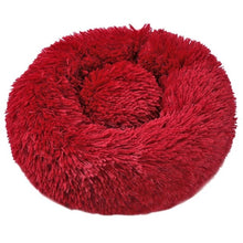 Load image into Gallery viewer, Super Soft Dog Bed Long Plush Round Small Beds Portable Comfortable and Warm Sleeping Bag Soft Puppy Kennel House