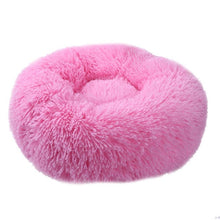 Load image into Gallery viewer, Super Soft Dog Bed Long Plush Round Small Beds Portable Comfortable and Warm Sleeping Bag Soft Puppy Kennel House