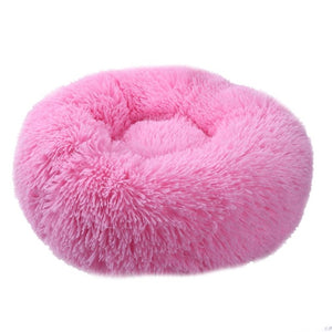 Super Soft Dog Bed Long Plush Round Small Beds Portable Comfortable and Warm Sleeping Bag Soft Puppy Kennel House