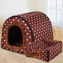 Load image into Gallery viewer, New Warm Dog House Comfortable Print Stars Kennel Mat For Pet Puppy Top Quality Foldable Cat Sleeping Bed cama para cachorro