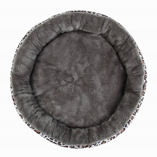 New Thick Pet House Round Pet Beds Warm Arctic Velvet Breathable  Small Dogs Cats Mat V Pattern High Quality Pet Cushion