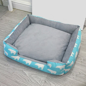 Pet Dog Bed Canvas Kennel Dog House Soft Fleece Warm Cat Bed House Autumn Winter Kennel for Cat Puppy Dog Pens Pet Products
