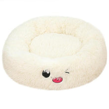 Load image into Gallery viewer, Round Plush Cat Bed Long Plush Super Soft Dog Bed For Small Dogs Cats Nest Winter Warm Sleeping Bed Lounger Cat House Puppy Mat