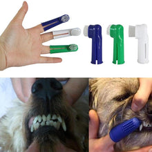 Load image into Gallery viewer, Pet Finger Toothbrush Dog Cat Tartar Teeth Cleaning Tools for Puppy Cat Kitten Grooming Toothbrush Dog Accessories
