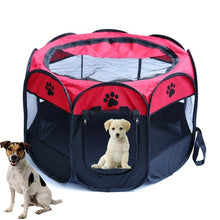 Load image into Gallery viewer, New Hot Portable Folding Pet tent Dog House Fordable Travel Pet Dog Cat Play Pen Sleeping Fence Pet Dog Puppy Kennel Cushion