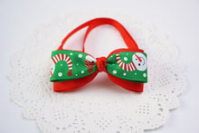 Load image into Gallery viewer, 1 Pieces Cute Christmas Pet Supplies Handmade Ribbon Dog Bow Ties 8 Colors Cat Neck Tie Dog Accessories