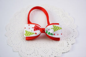 1 Pieces Cute Christmas Pet Supplies Handmade Ribbon Dog Bow Ties 8 Colors Cat Neck Tie Dog Accessories