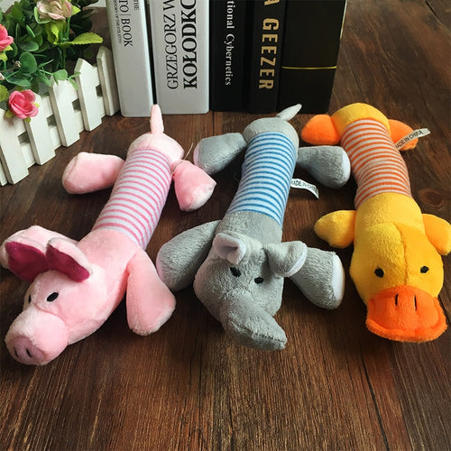 1pc Dog Cat Pet Chew Toys Canvas Durability Vocalization Dolls Bite Toys for Dog Accessories pet dog products High Quality Cute